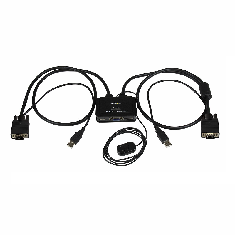 You Recently Viewed StarTech SV211USB 2 Port USB VGA Cable KVM Switch - USB Powered with Remote Switch Image